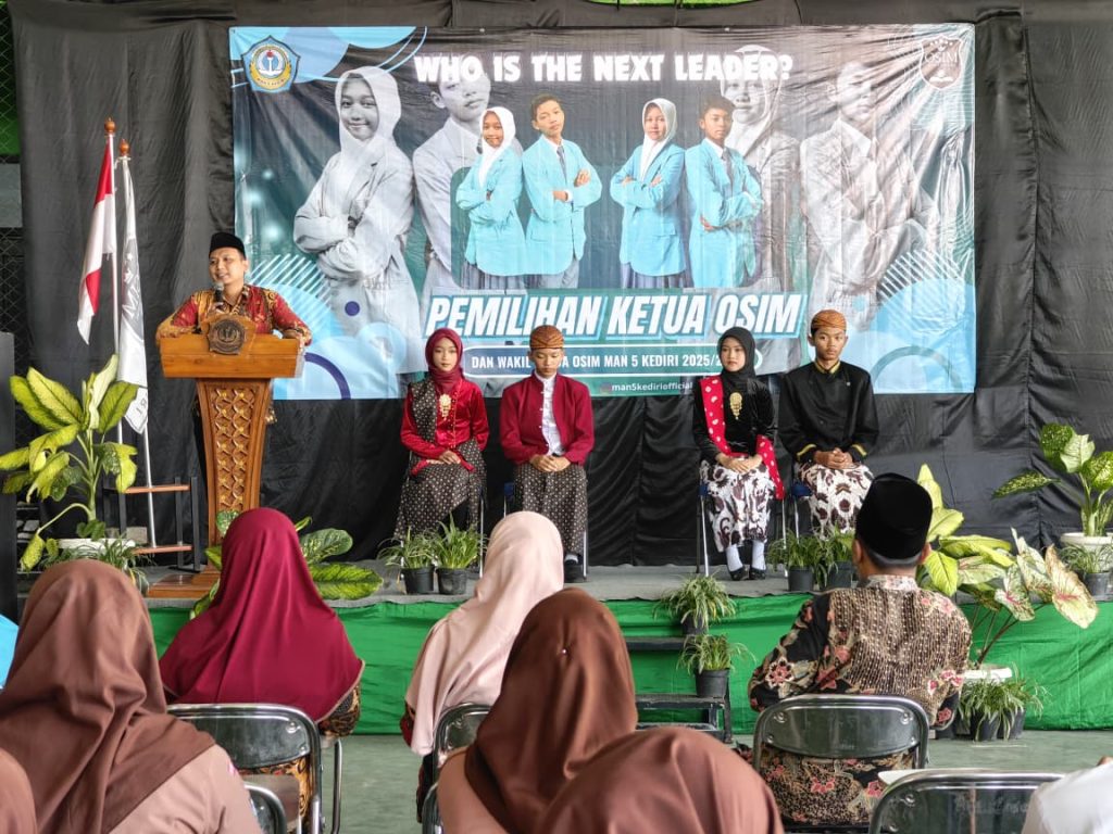 MAN 5 Kediri Gelar Pesta Demokrasi Pemilihan Ketua dan Wakil Ketua OSIM Periode 2025/2026