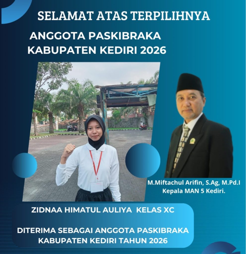 Selamat & Sukes “Lolos Paskibraka Kab Kediri 2026”
