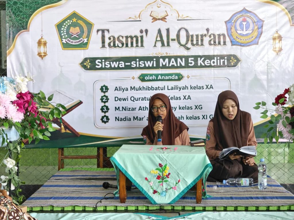 Sambut Tahun Baru Islam 1448 H, MAN 5 Kediri Gelar “Peaceful Muharram” dengan Khotmil Qur’an dan Tasmi’ 3 Juz