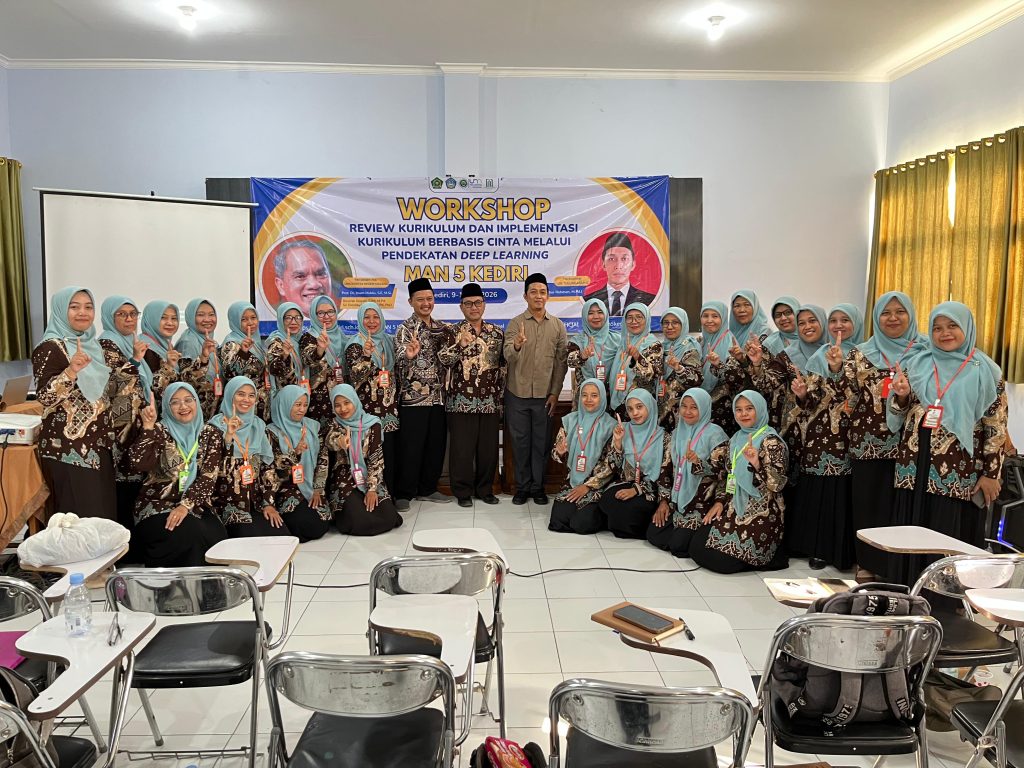 WORKSHOP MAN 5 KEDIRI “Review Kurikulum dan Implementasi KBC melalui Pendekatan Deep Learning” dengan Universitas Negeri Malang dan UIN SATU Tulungagung