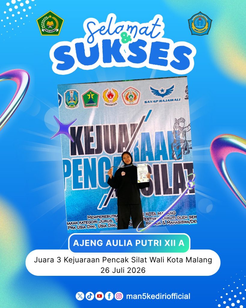 Ajeng Aulia Putri Raih Juara 3 Kejuaraan Pencak Silat Wali Kota Malang 2026