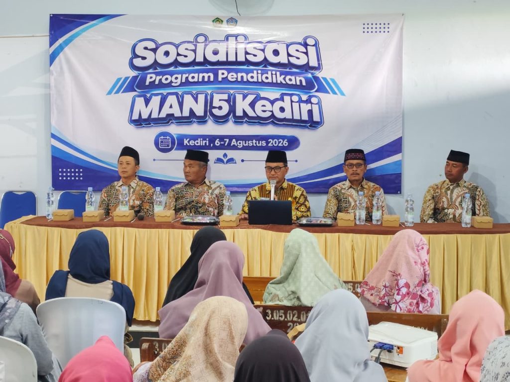 MAN 5 Kediri Gelar Sosialisasi Program Pendidikan bagi Orang Tua/Wali Murid Kelas X dan XI
