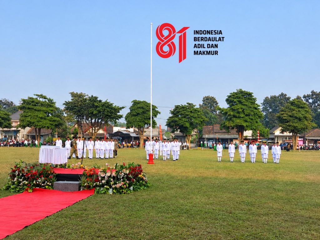 UPACARA PENGIBARAN BENDERA HUT RI KE-81 MERDEKA !!!!