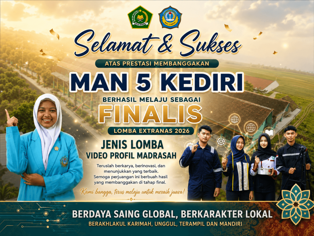 MAN 5 Kediri Melaju ke Final Lomba Video Profil Madrasah Ekstranas 2026