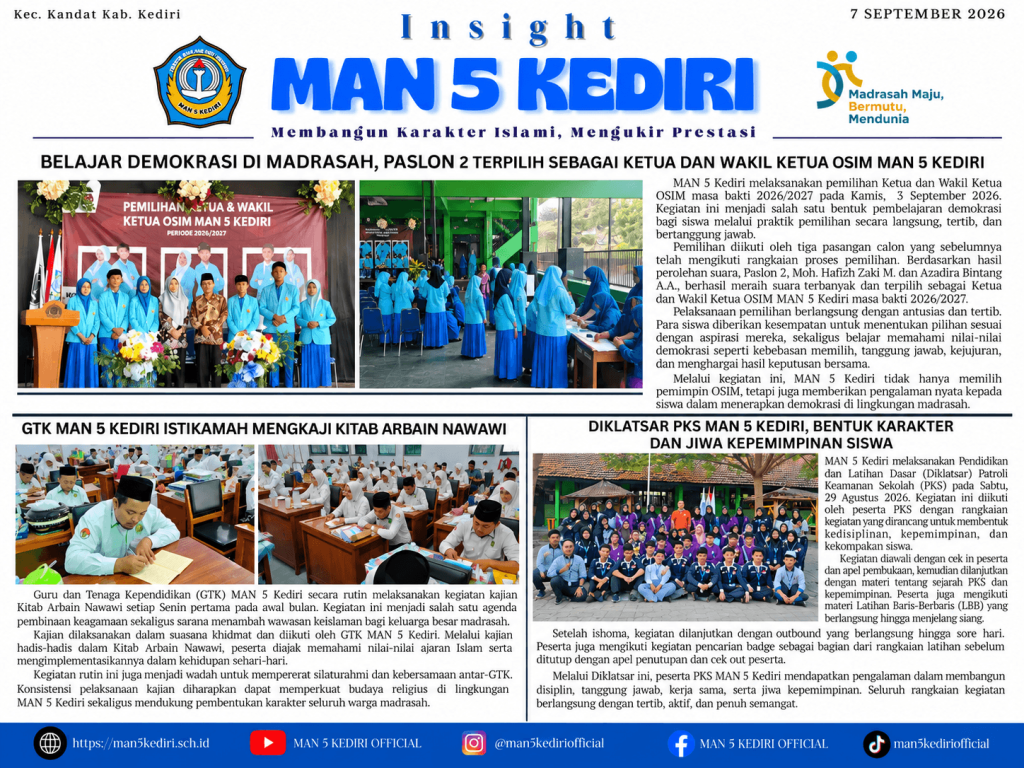 Insight MAN 5 Kediri  | Koran Digital Edisi 7 Sept 2026